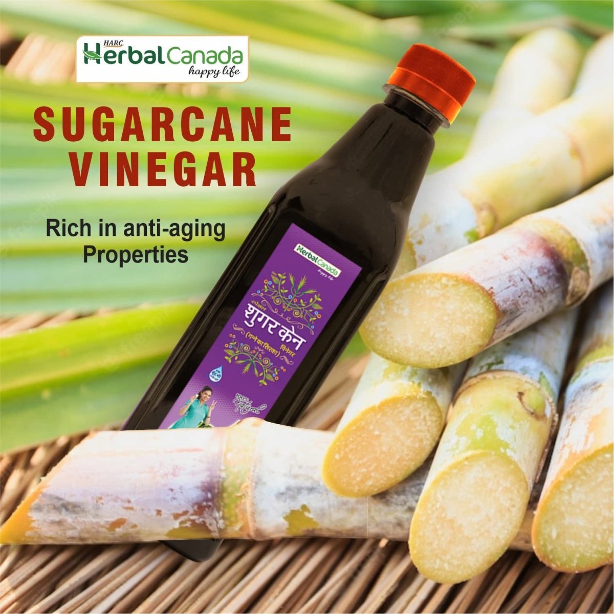 Herbal Canada Sugar Cane Vinegar pack