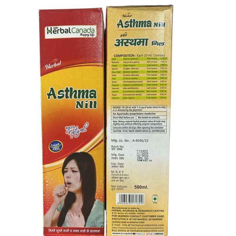 Herbal Canada Asthma Nil pack