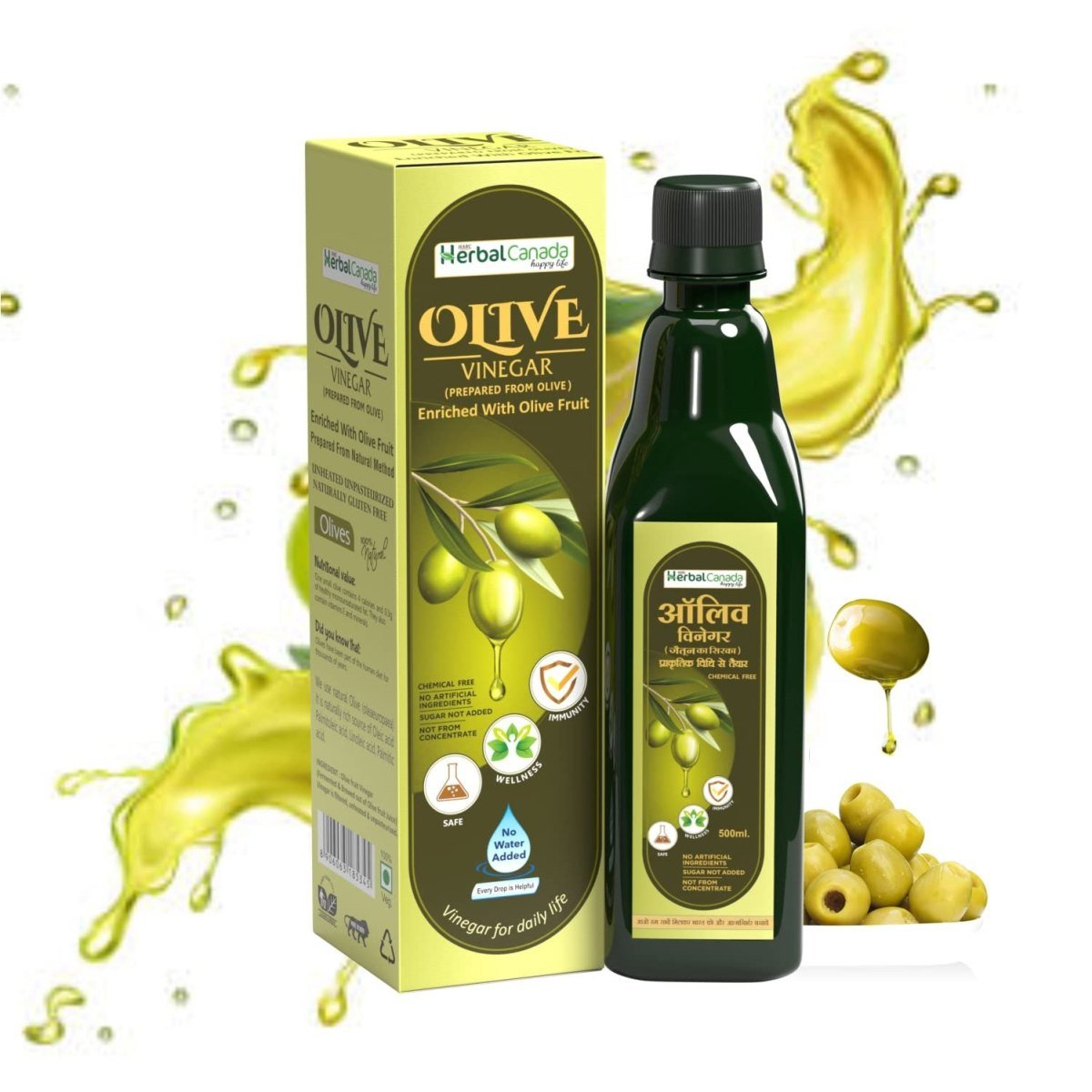 Herbal Canada Olive Vinegar pack