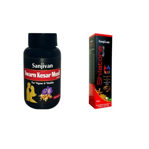 Sanjivan Shilatone Syrup & Swarn Kesar Musli Combo pack