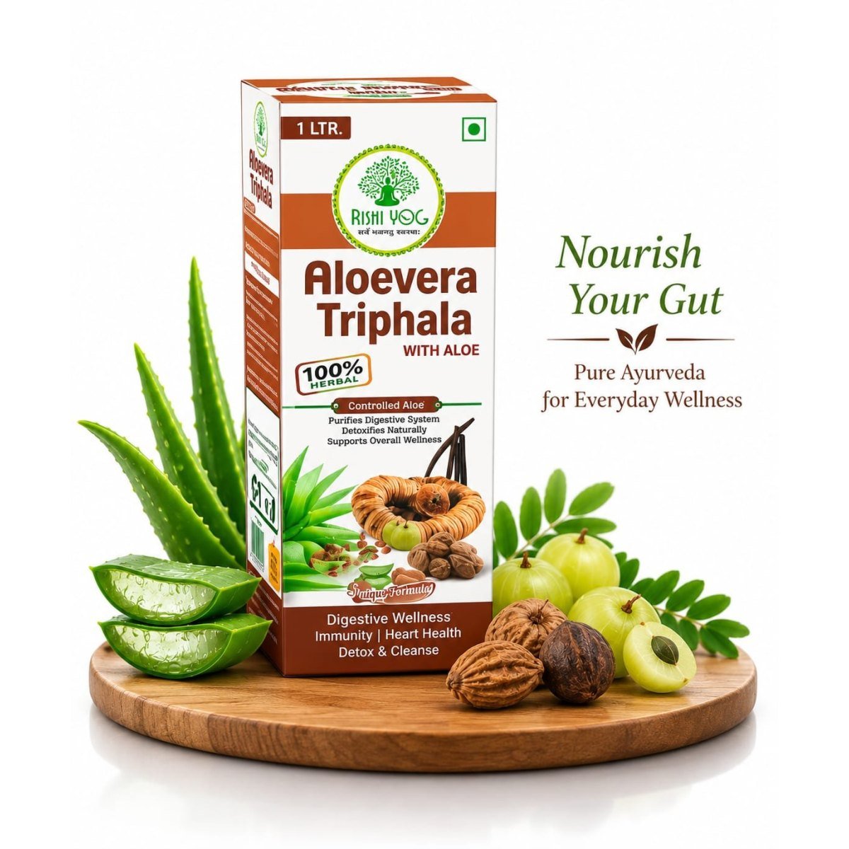 Aloevera Triphala with Aloe pack